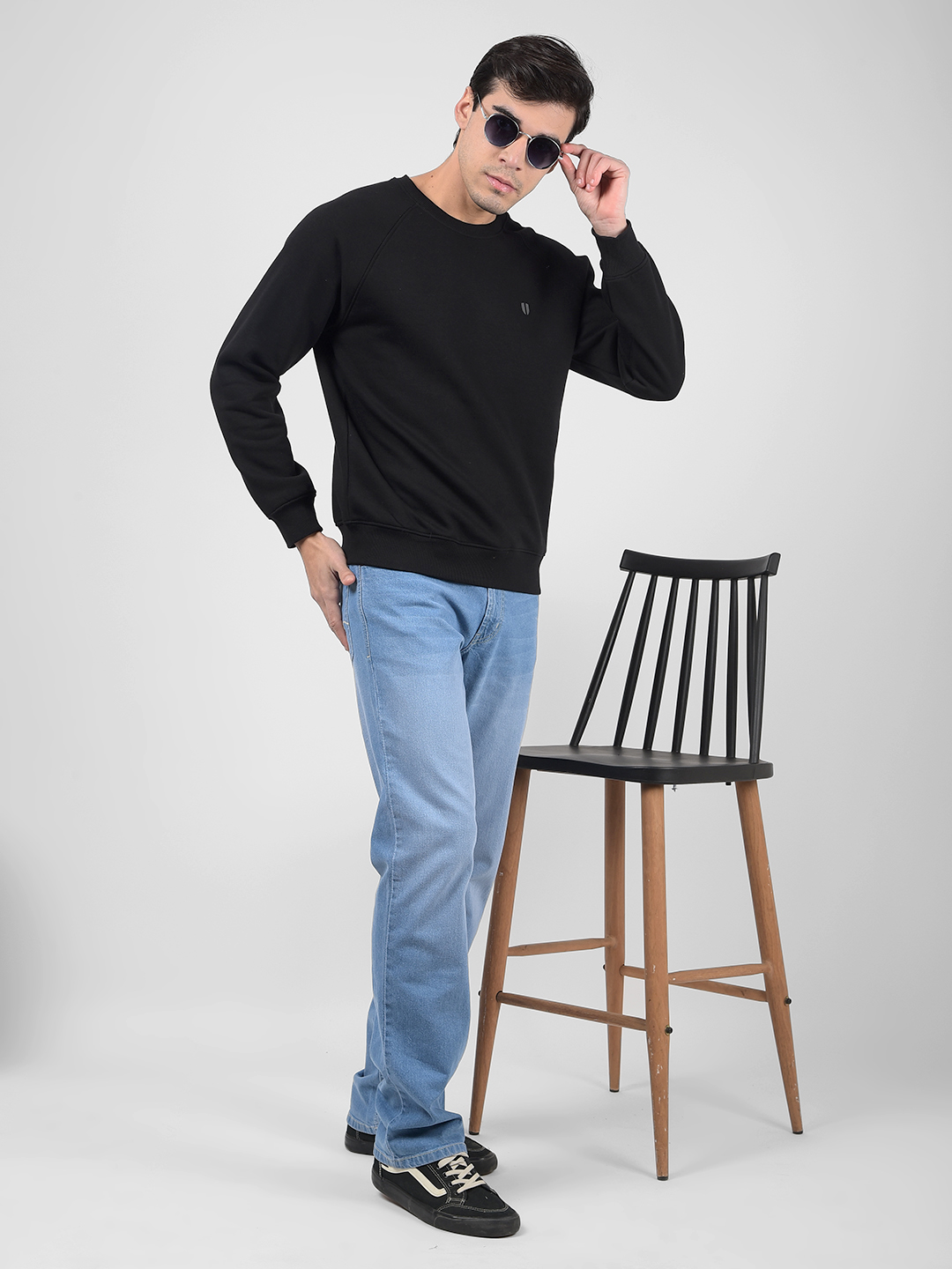 Numero Uno Men Solid Blue Jeans